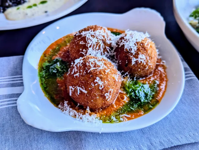 Mozzarella Arancini Balls